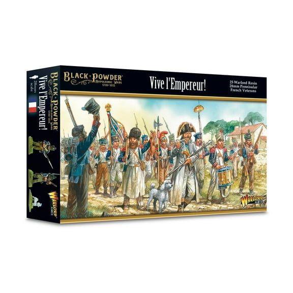Warlord Games Vive L'Empereur! (French Peninsular Veterans) - 28mm Scale Miniatures for Black Powder Highly Detailed Napoleonic Era for Table-top Wargaming