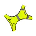 thumbnail image 1 of stanreset High Visibility Reflective Vest Running Safety Cloth Warning Fluorescent with Zipper Jacket Supplies Night Working Riding Green, 1 of 6