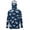 Shark Skull Bone Blue, variant on SEANATIVE Sun Protection Fishing Hoodie for Men, Long Sleeve Hooded Full Coverage 4th of July Fishing Shirt Workout Camping Running Hooded Top, S, Black Camo American Flag