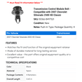 thumbnail image 2 of Transmission Control Module Bolt - Compatible with 2007 Chevy Silverado 2500 HD Classic, 2 of 2