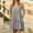 Black, variant on Asgosdo Women Cami Dresses Summer Sleeveless Tiered Pleated Striped Color Block Casual Mini Dress with Pockets