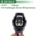 thumbnail image 4 of Arneses de cableado del sensor de 4 pines para sensor de aire y combustible para LEXUS CT200H 11-16 No.9098010869 ensamblaje de cable de sensor eléctrico 1Pc 18gauge, 4 of 6