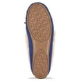 thumbnail image 6 of Floopi Womens Indoor/Outdoor Basic Memory Foam Moccasin Slipper W/Faux Fur Collar, 6 of 9