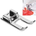 thumbnail image 1 of Snap On Open Toe Foot, Q235 Steel Open Toe Presser Foot 2pcs 7mm  For Embroidery, 1 of 8