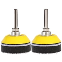 BESTYASH 4-Pack Hook and Sanding Pads for Rotary Tools, Black Flocking, Compatible with Dremel and More