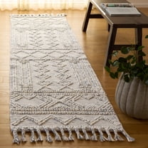 Safavieh Natura Liana Southwestern Runner Rug, Gray/Ivory, 2'3" x 9'