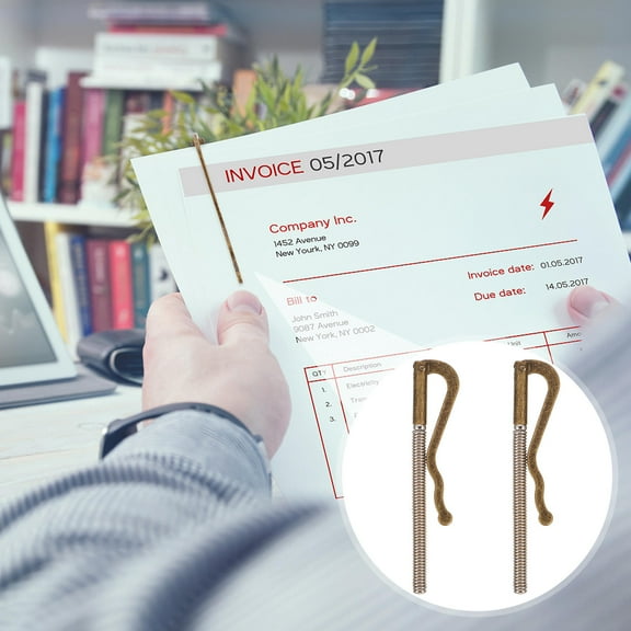 QIFULL 2Pcs Wear Resistant Metal Wallet Credit Holders with Spring Clips for Cash and Checks