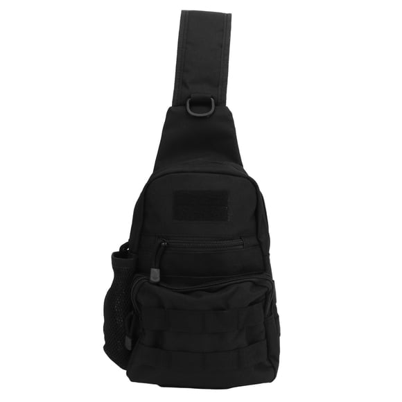 Bolso bandolera, mochila para el pecho, almacenamiento de herramientas, bolsa de transporte de gran capacidad para oficina al aire libre, negro YUNYI BRAND Deportes
