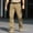 Khaki, variant on Generic Mens Cargo Work Pants Relaxed Fit Stretch Construction Work Pants Elastic Waist Ripstop Outdoor Hiking Pants