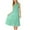 Green, variant on IROINNID Women's Sleeveless A-Line Dress One Shoulder Boho Summer One Shoulder Smocked Flowy Tiered Party Dress Beach Maxi Dress Strapless Dress