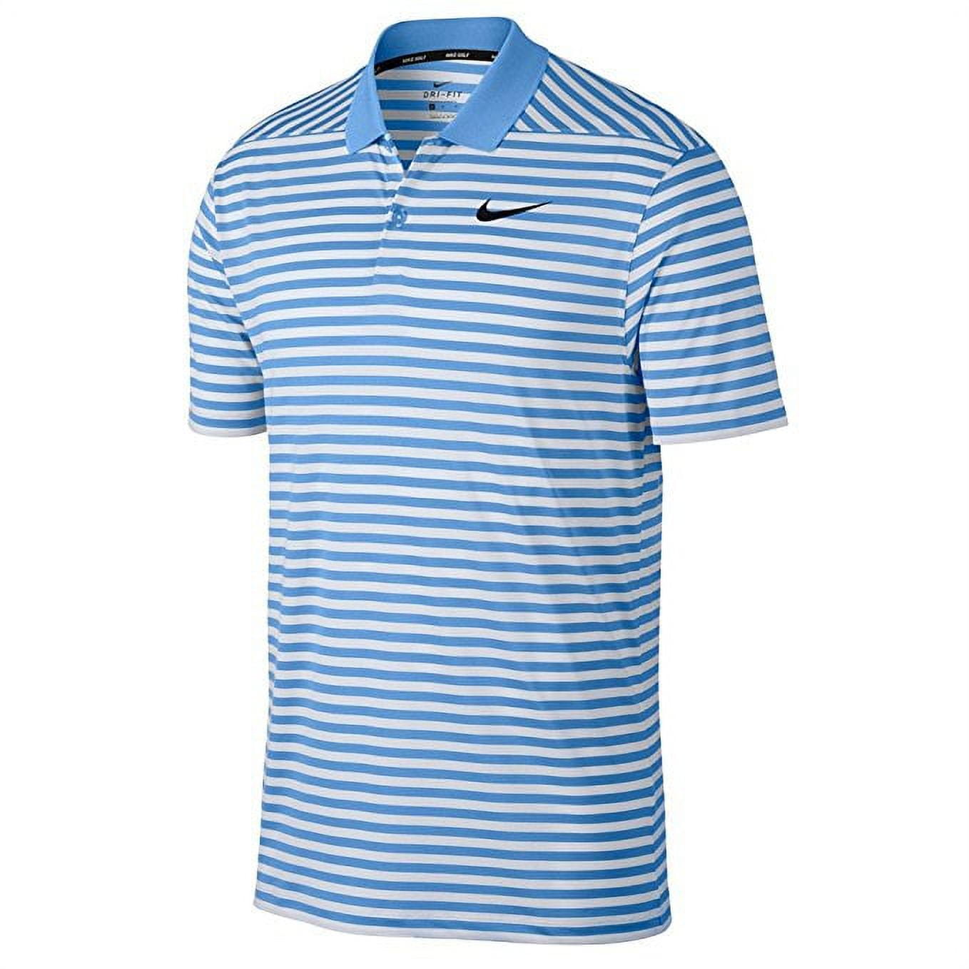 Los Angeles Rams Golf Shirt L Blue Nike Polo 100% Polyester YGI O2-192