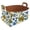 Multicolor 4, variant on Black Lines Cats Storage Basket Collapsible Storage Bin, PU Foldable Basket Convenient Box Storage Organizer with Handles for Shelves Office Bedroom Closet Nursery Toys Laundry