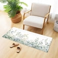 thumbnail image 2 of Coolnut Watercolor Leaves Bath Mat, Dry Quickly Non Slip Absorbent Bath Rug, Soft Living Room Bedroom Home Floor Mats, Bath Mats for Bathroom, Tub and Shower 20" x 39" Home Decor, 2 of 7