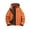 Orange, variant on Fleece Lined Softshell Windbreaker Jacket for Unisex, Hooded Full Zip Long Sleeve, Casual Outdoor Sports Outerwear, 1 Piece, M-6XL, Plus Size Friendly