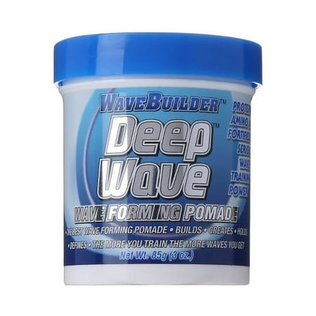 WaveBuilder Deep Wave Wave Forming Pomade, 3 oz (Pack of 2)
