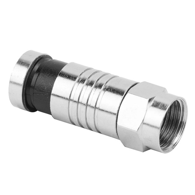 10 Pcs RG6 UK F Connector for Cable Antenna Video Satellite Adaptor, Color Marked IDC End, Protective Dust Cover Included, High Insertion and Removal Times