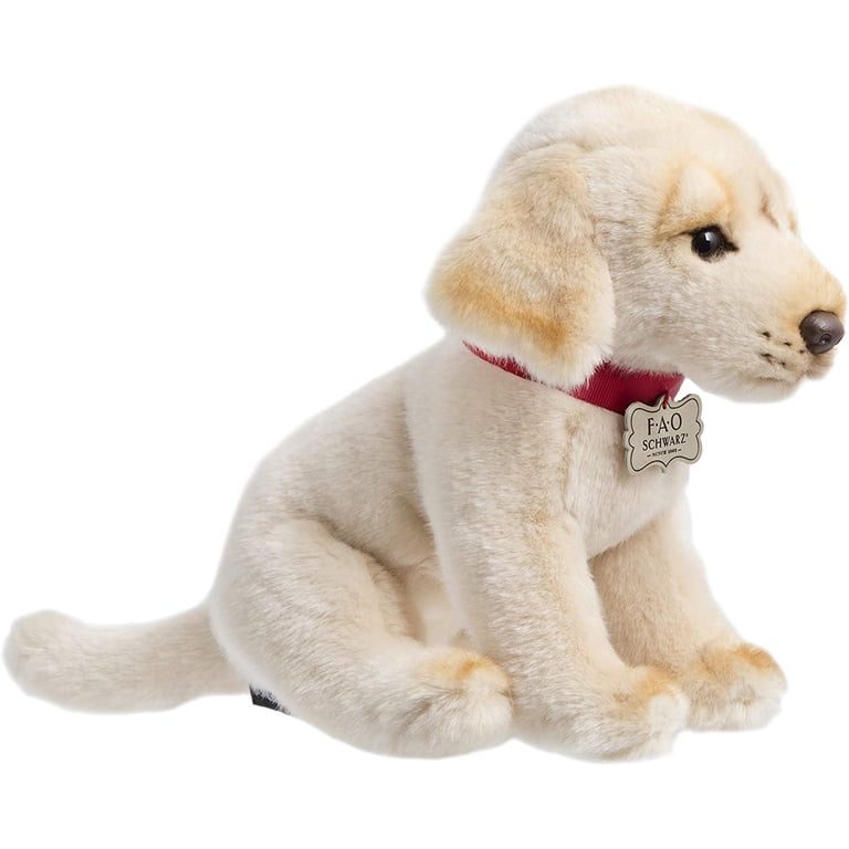 FAO Schwarz 1005982 Golden Labrador Puppy Dog Toy Plush, Ultra