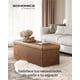 thumbnail image 2 of Banco de Almacenamiento, 38 x 110 x 38 cm, Soporta hasta 300 kg, para Sala de Estar, Dormitorio, Entrada, 2 of 7