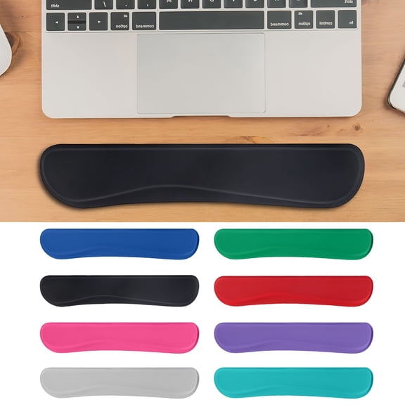 LAMIRO Memory Foam Mouse Wrist Rest Pad, Ergonomic EVA Keyboard Wrist Support Cushion for Pain Relief, Non-Slip Gel Hand Rest for Office Work, Gaming, and Computer Typing