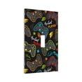 thumbnail image 2 of Kll Play Game3 Wall Plate,Gloss Finish,Standard Size 1 - 5" X 3", Polycarbonate Thermoplastic,Electric Receptacle Plug Covers, 2 of 8