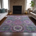 thumbnail image 5 of Dalyn Rugs Machine Washable Indoor/Outdoor Chantille ACN2049 Purple 5' x 7'6" Rug, 5 of 9