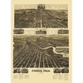 thumbnail image 3 of American Pub Co 19x24 Black Modern Framed Museum Art Print Titled - Pueblo Colorado - American Pub Co 1890, 3 of 5