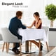thumbnail image 4 of Mantel rectangular Utopia Kitchen, 90 x 156 cm, color blanco, 2 unidades, 4 of 8