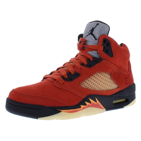 Nike Air Jordan 5 Retro Womens Shoes Size 6.5, Color: Martian Sunrise/Black/Fire Red