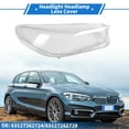 thumbnail image 2 of Unique Bargains 1 Pc Car Front Right Headlight Lens Cover for BMW 5 Series GT F07 2010-2017 No.63127262728 PC Clear, 2 of 6