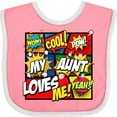 thumbnail image 3 of Inktastic My Aunt Love Me Boys or Girls Baby Bib, 3 of 4