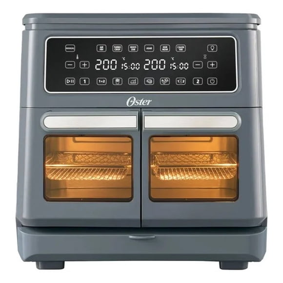 Freidora De Aire Oster Flex Doble Canasta 6 Funciones 2000W
