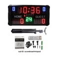 thumbnail image 1 of Outdoor Basketball Scoreboard And Digital Alarm Clock, Hoops , Score Panel, Shot Clock Display,Team Score Tracker ,Easy to Use, 1 of 7