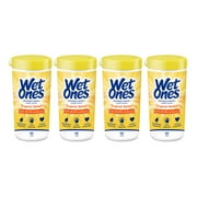 Wet Ones Hand and Face Wipes, Tropical Splash Scent, 40 Count (Pack of 4)