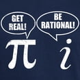thumbnail image 3 of CafePress - Get Real Be Rational Dark T Shirt - Men's Classic Graphic Cotton T-Shirt, 3 of 4