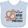 thumbnail image 3 of Inktastic I'm Just Here for the Pretzels Oktoberfest Boys or Girls Baby Bib, 3 of 4
