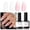 Classic French, variant on modelones Gel Nail Polish Set 2 Pcs 15 ML French Manicure White Nude Pink Jelly Gel Polish Translucent Soak Off UV French Tip Gel Polish Nail Art DIY Manicure At Home For Women Girls