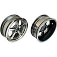 thumbnail image 2 of Associated 71077 Drag Front Wheels 2.2 in 12mm Hex Black Chrome, 2 of 3