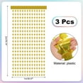 thumbnail image 2 of 3 Pack Party Backdrop Decoration, 1mx2m Star Tinsel Streamer Foil Fringe Curtain Streamers for Parties Backdrop Decoration Christmas Wedding Birthday Photo Booth,Laser Gold, 2 of 6
