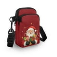 thumbnail image 3 of XYZCANDO Santa Claus Cellphone Crossbody Bag Small Messenger Handbag for Travel Running Shop Portable Coin Purse Single Shoulder Bag Mini Purse Corssbody, 3 of 7