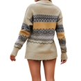 thumbnail image 3 of Vedolay Women's 2023 Tops Womens Long Sleeve Boat Neck Tunic Tops 2023 Fall Baggy Pullover Sweaters,Khaki S, 3 of 5