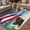 Multicolor, variant on Puerto Rico Flag Sea Outdoor Rug for Patio/Deck/Porch, Non-Slip Large Area Rug 4 x 6 Ft, Beach Palm Trees Boat Nautical Indoor Outdoor Rugs Washable Area Rugs, Reversible Camping Rug Carpet Runner
