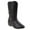 Coal Black, variant on Zip-up Toddler Heel Cowgirl Boots - Taupe, 7
