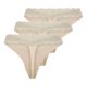 thumbnail image 2 of ONLY Braguitas brasileñas para mujer, paquete de 3 - ONLCHLOE LACE BRAZIL, encaje Beige XL (X-Large), 2 of 6