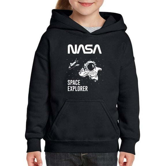 NASA Nasa Space Explorer Hoodie Juniors -NASA Designs, Large