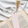 thumbnail image 6 of Kdxio Red coral and scallop seashell Print Metal Tassel Bookmarks,Perfect Gift for Art Lovers and Bookworms Metal Bookmarks for Women, 6 of 8