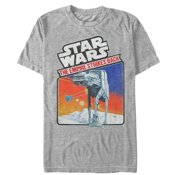 Men's Star Wars Empire AT-AT Logo Graphic Tee Athletic Heather Large