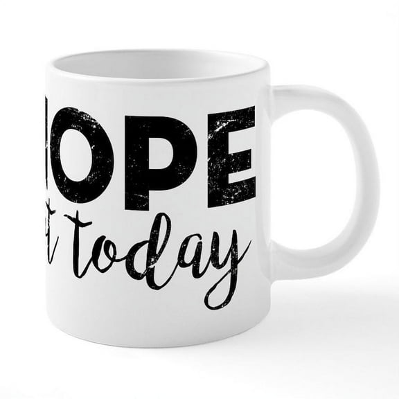 CafePress - Nope Not Today - 20 Oz White Ceramic Mega Mug