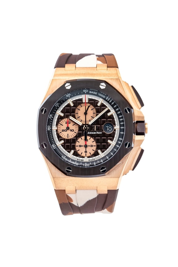 Pre-Owned Audemars Piguet Royal Oak Offshore 26401RO 44MM Brown Dial