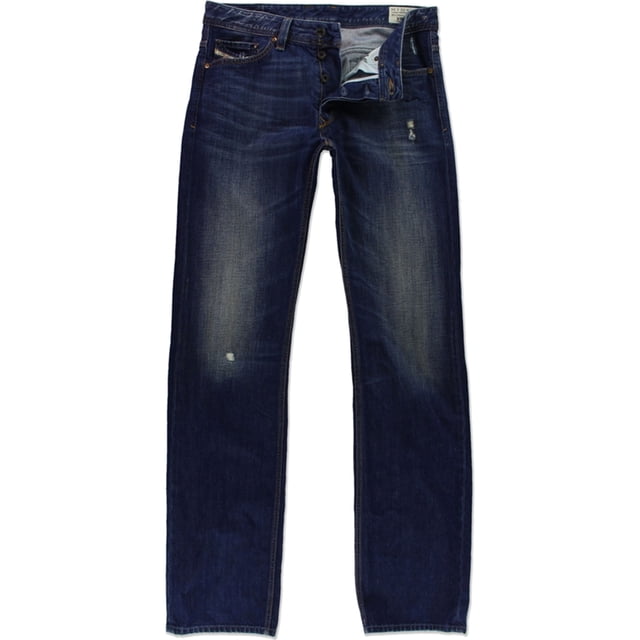 Diesel Viker Straight Leg Jeans para Hombre, Azul, 38W x 34L Diesel Pierna recta