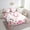 Pink Green White, variant on Erosebridal Twin Bed in a Bag Initial Letter Comforter Set with Sheets 7Pieces All Season Bowknot Alphabet Bedding Sets with Comforter,Pillow Sham,Flat Sheet,Fitted Sheet and Pillowcase